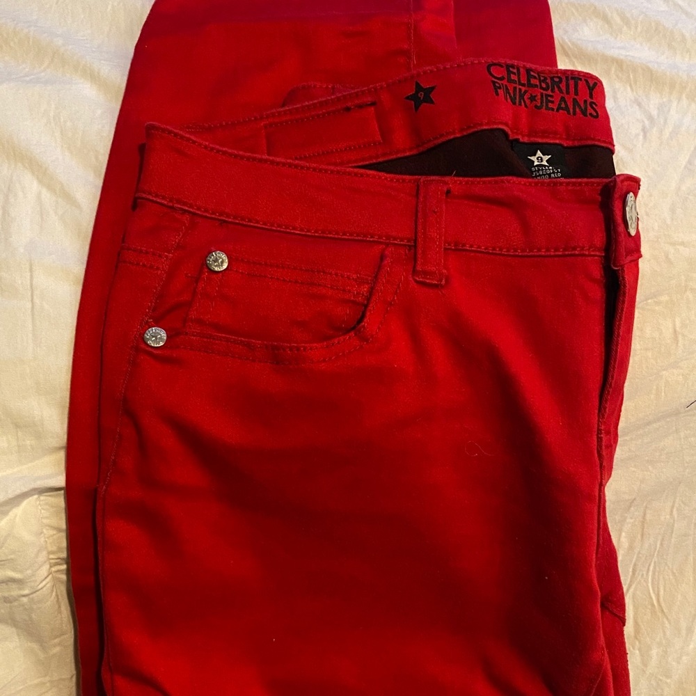 Celebrity pink jeans